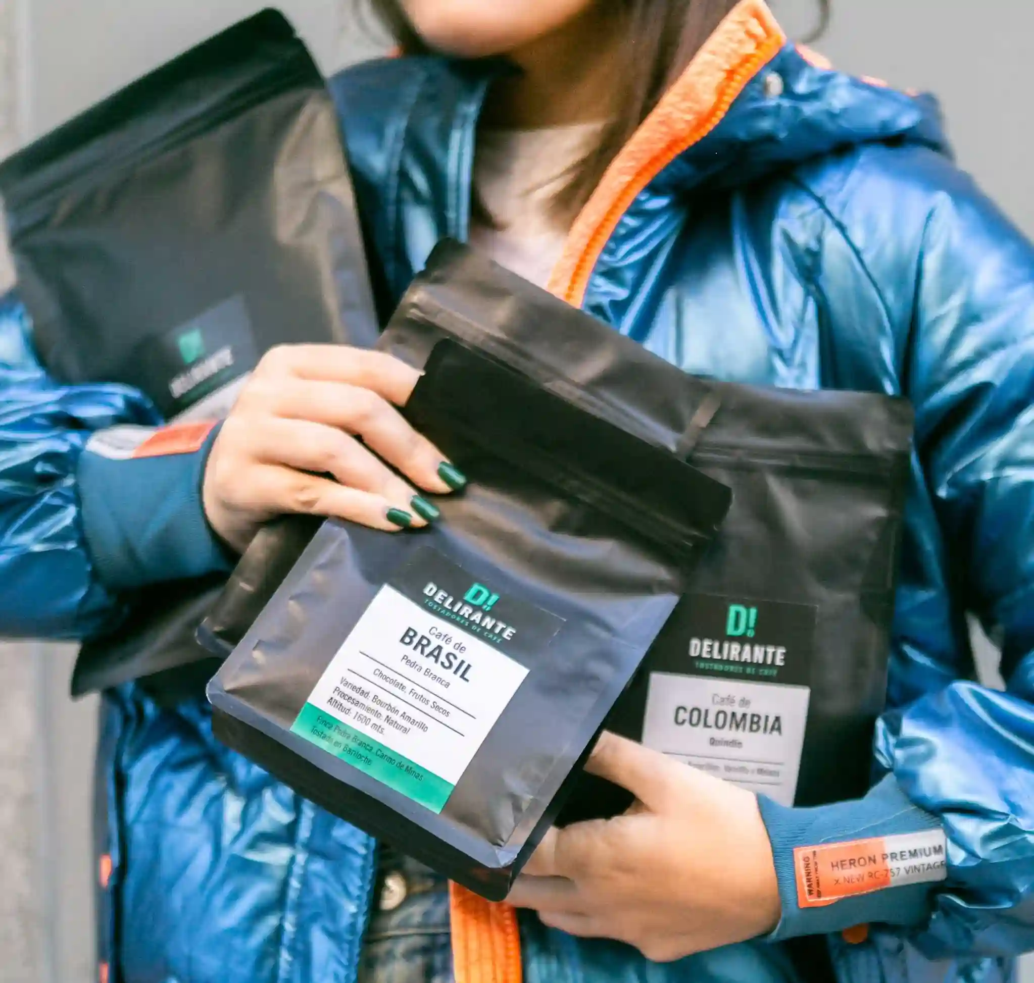 bolsas de cafe tostado delirante